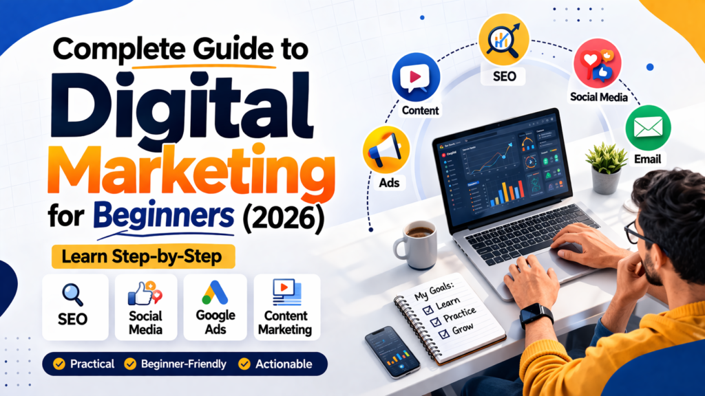 Complete Guide to Digital Marketing for Beginners (2026)